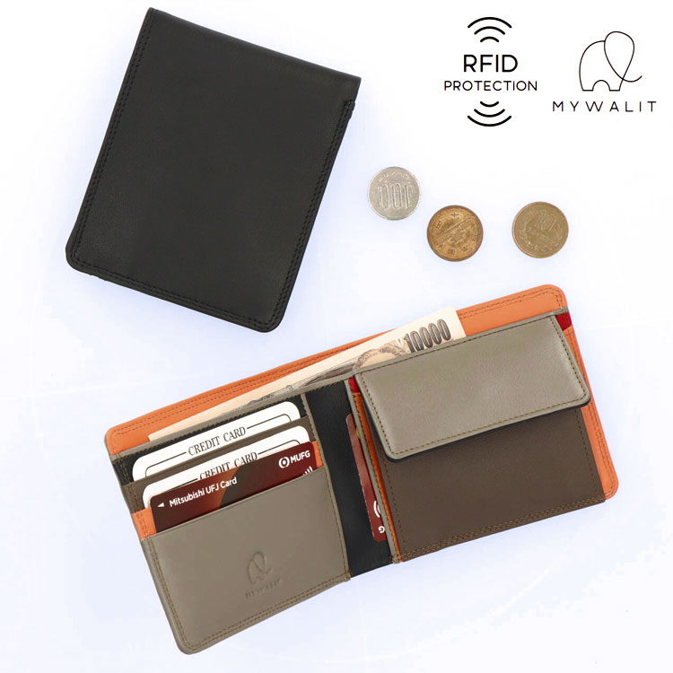 mywalit カーフ レザー 2つ折り ウォレットカードケース ルーペ付❣️ 楽天市場】【お種銭付】 mywalit 財布 マジックウォレット