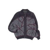 訳あり TORRAS トーラス スペイン製 ラム レザー ニット ジャケット