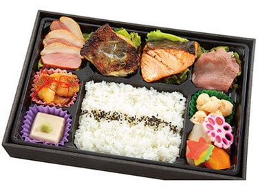 二種の焼き魚と牛しゃぶ御膳