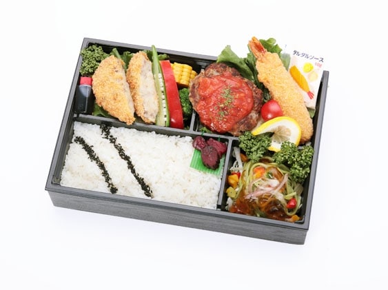 特選和牛１００％粗びきハンバーグ＆特選和牛コロッケ＆天然エビフライ御膳