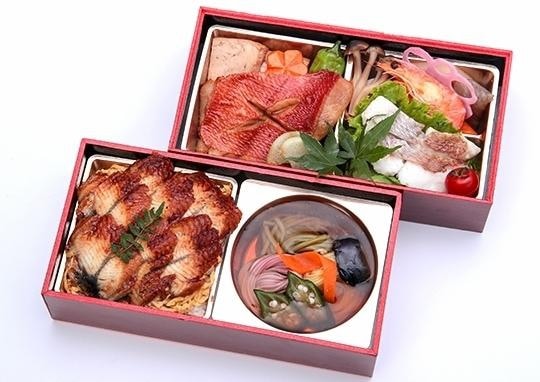 鳳凰箱 国産うな重と金目鯛の煮付2段御膳