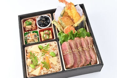 四季のステーキ＆天婦羅御膳