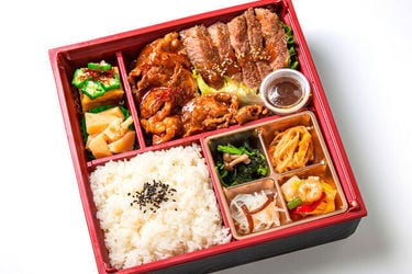 極選サーロインステーキ＆焼肉御膳