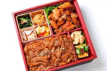 焼肉重＆グリルチキン御膳