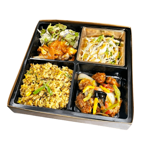 すぶた＆エビチリ弁当