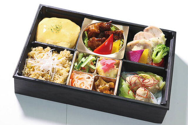 黒毛和牛の濃厚オイスターソース絡め贅沢弁当