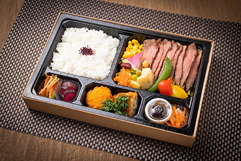 【ECO容器】極選オーガニックビーフステーキ御膳《上》