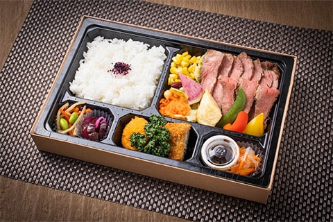 【ECO容器】極選オーガニックビーフステーキ御膳《特上》