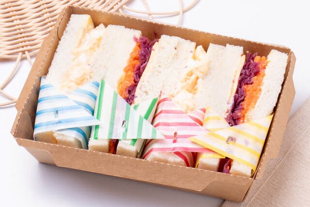 たまごとにんじんラぺサンド