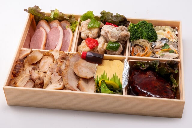 選べる中華おかずと朝引き但馬鶏のももの照焼DX弁当