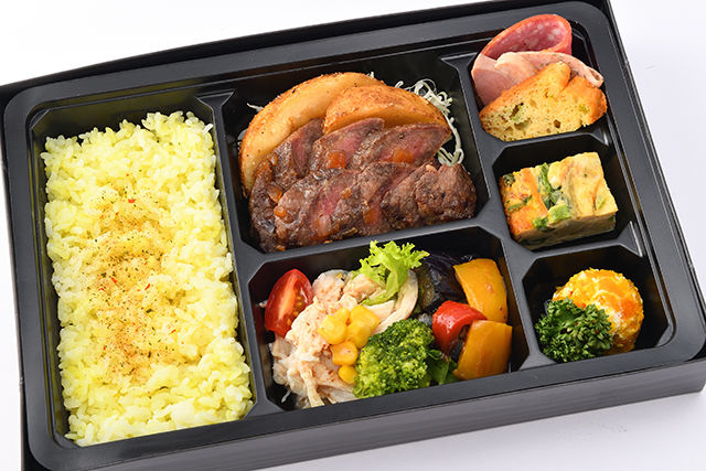厳選牛のステーキ弁当