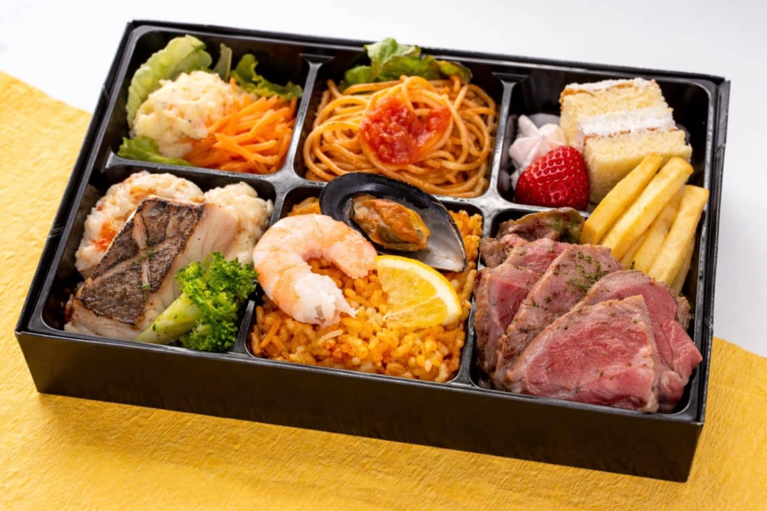 真鯛のポワレと熟成サーロインステーキ御膳
