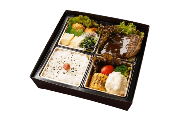 【2025年12月27日納品分まで】特選ハンバーグ 雅弁当