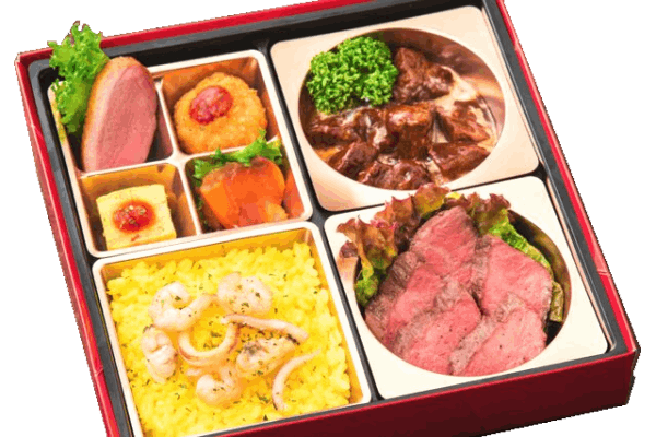 グライユル～パエリアと黒毛牛ステーキと牛のワイン煮込み～