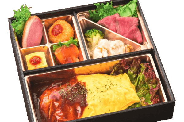 ブランドール～特製デミオムライスとローストビーフとホタテのクリーム煮～