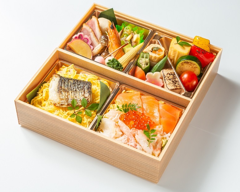 海鮮ちらし寿し＆サワラのトリュフ香り焼き二段重