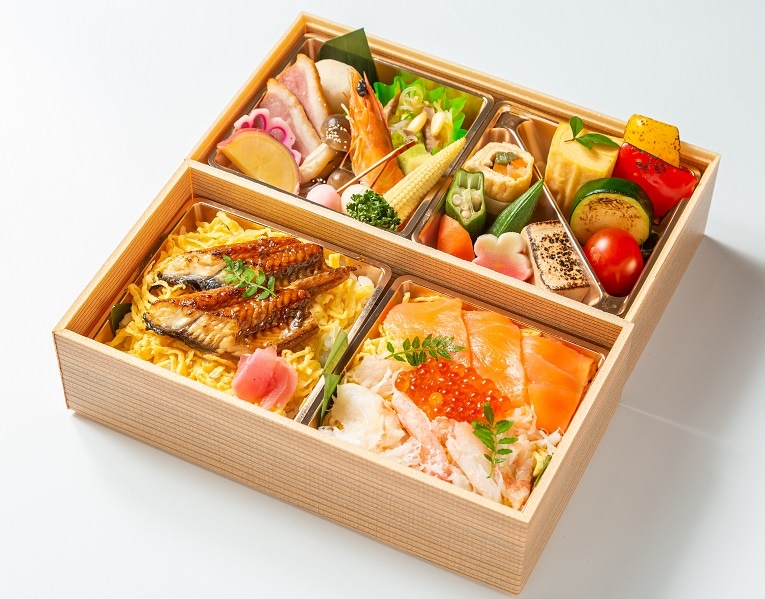 海鮮ちらし寿し＆うなぎの蒲焼き二段重