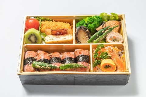 ローストビーフ肉寿司御膳