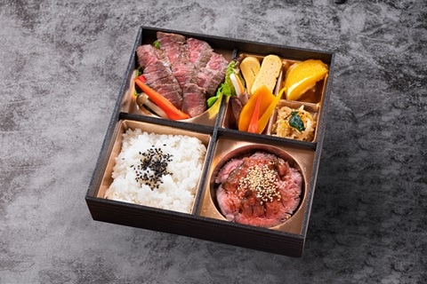 黒毛和牛希少ローストビーフ御膳