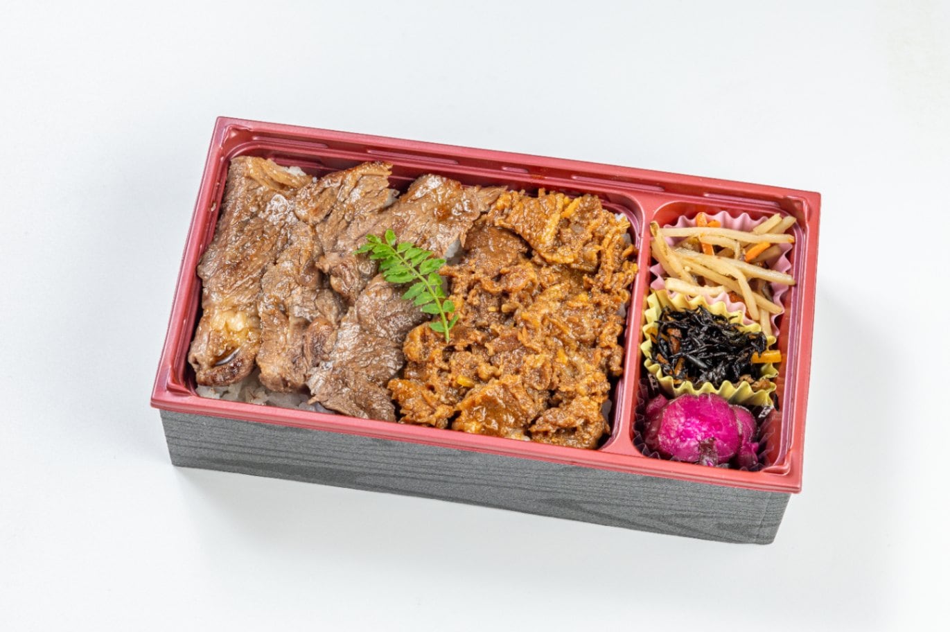 黒毛和牛ステーキと時雨重