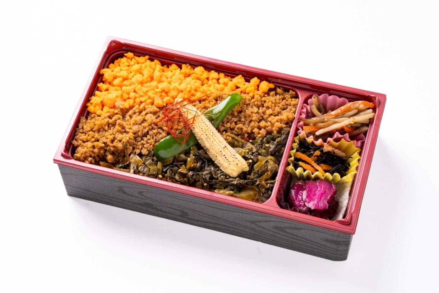 彩り鶏そぼろ重 柚子胡椒仕立て