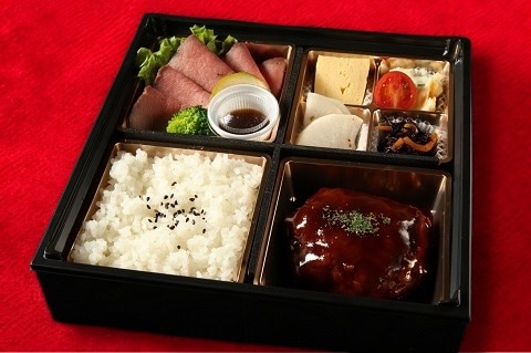 まつりのローストビーフとハンバーグ