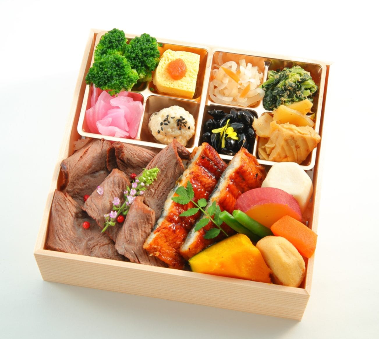 和牛ローストビーフとうなぎ重【11】