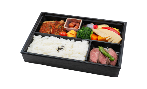 牛ロース＆ハラミカツ重