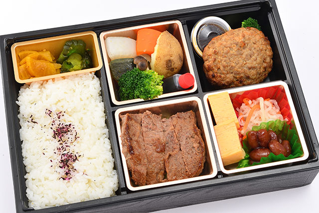 極選サーロインステーキ＆ハンバーグ御膳