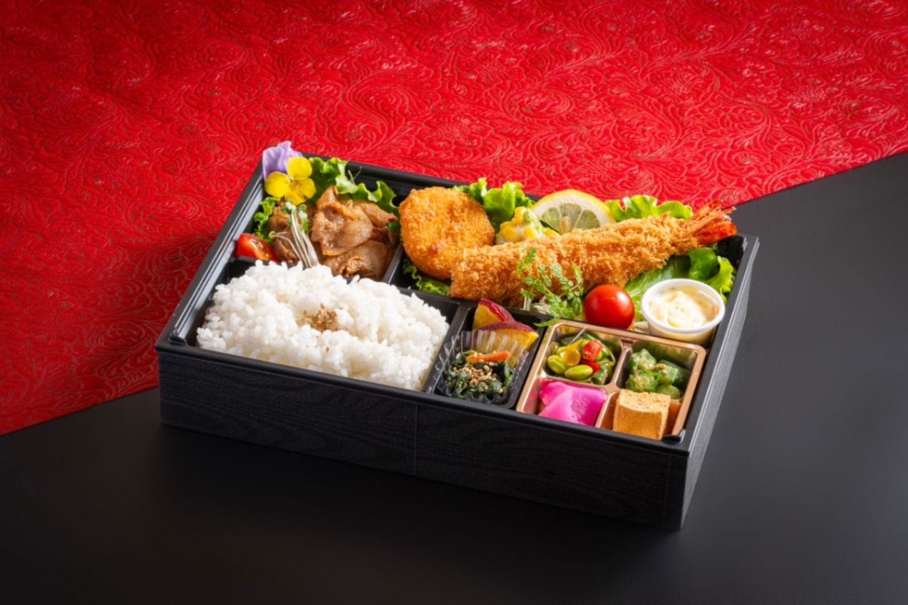 ～純～恋する大海老フライと富山ポークの生姜焼き御膳