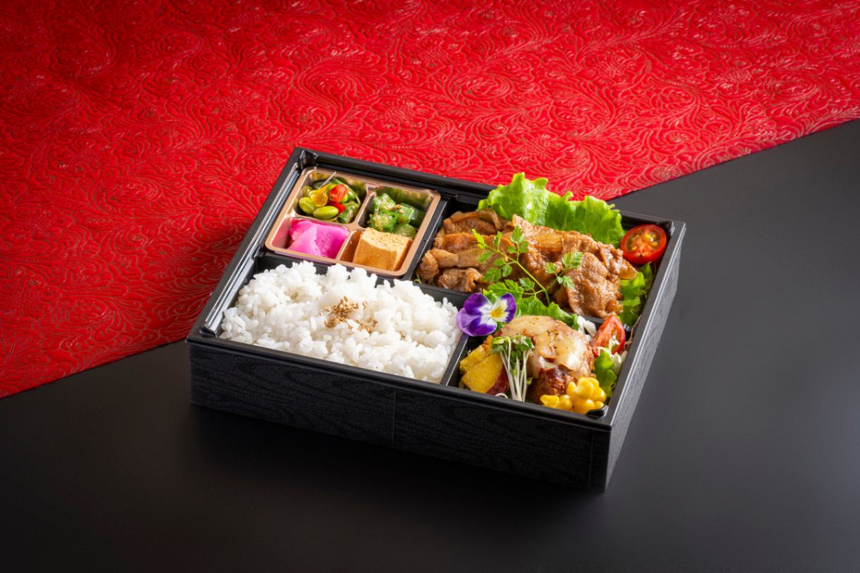 ～嵐～富山ポーク生姜焼きとチーズハンバーグ御膳