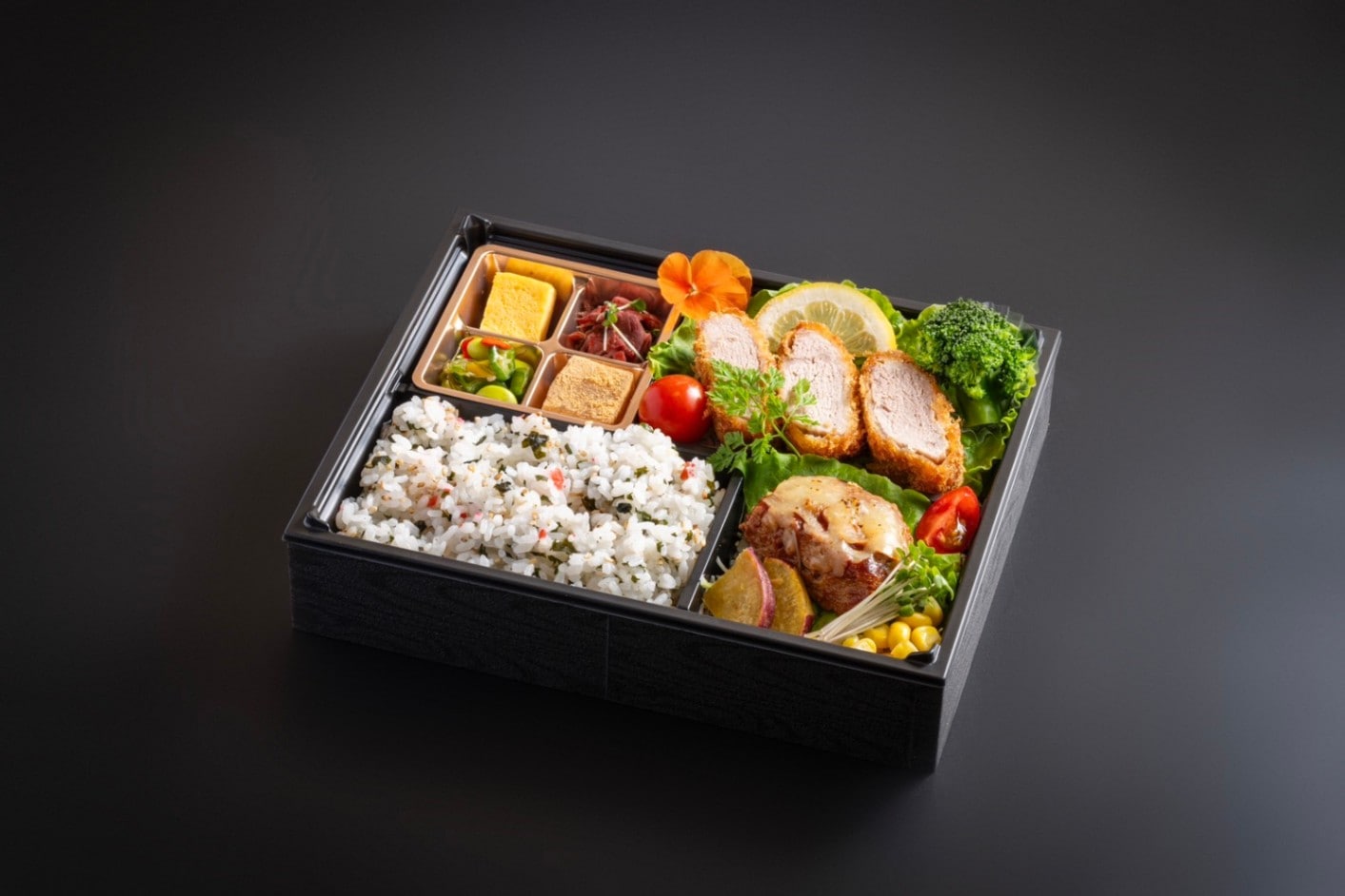 ～希～手仕込みヒレカツとチーズハンバーグ御膳