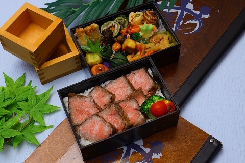 和牛ステーキ二段重