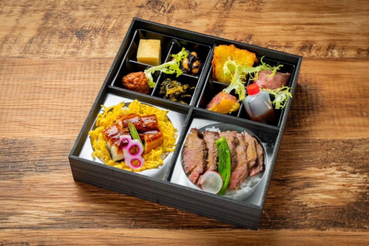 三葉（みつば）～鰻重と赤身ステーキ弁当～
