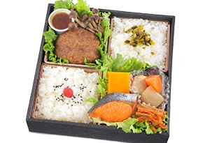 高級ハンバーグ弁当(4マス)