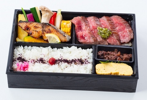 近江牛ステーキ・魚弁当