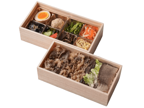 和牛焼肉・ハラミ・タンの2段重