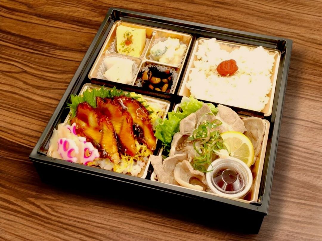 うなぎ寿司と冷しゃぶ