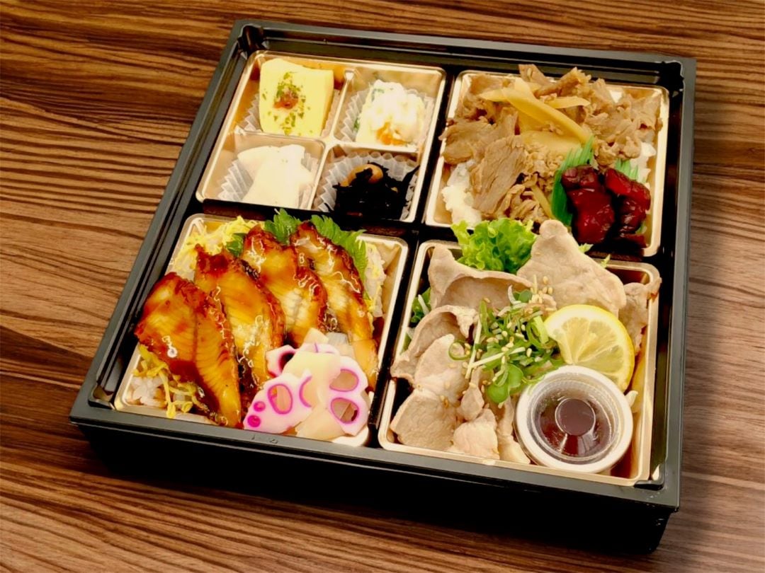 上うなぎ寿司と冷しゃぶ