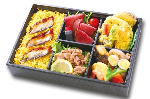 織田- おだ- 御膳（うな重とローストビーフ）