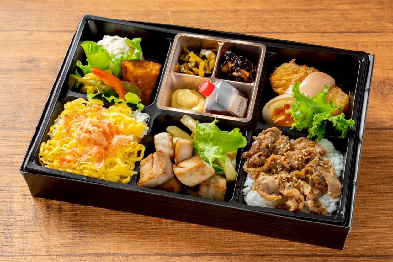 アリア～サイコロポーク＆自家製ダレ牛カルビ焼肉重弁当～