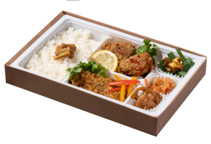 燦のスパイスフライドチキン&カレー弁当