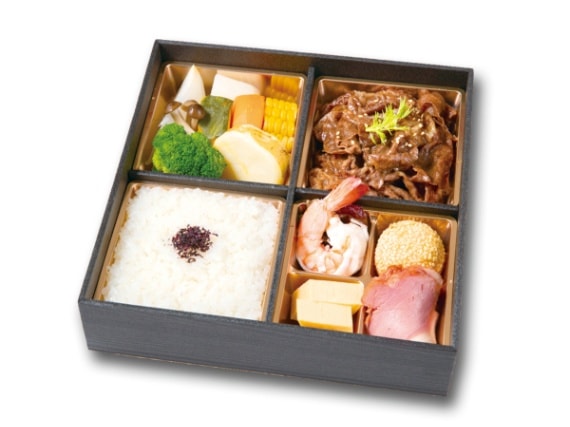 黒毛和牛ガッツリ弁当　琥珀- こはく-【蒸し野菜がナムルに変更となります。】(肉増量)