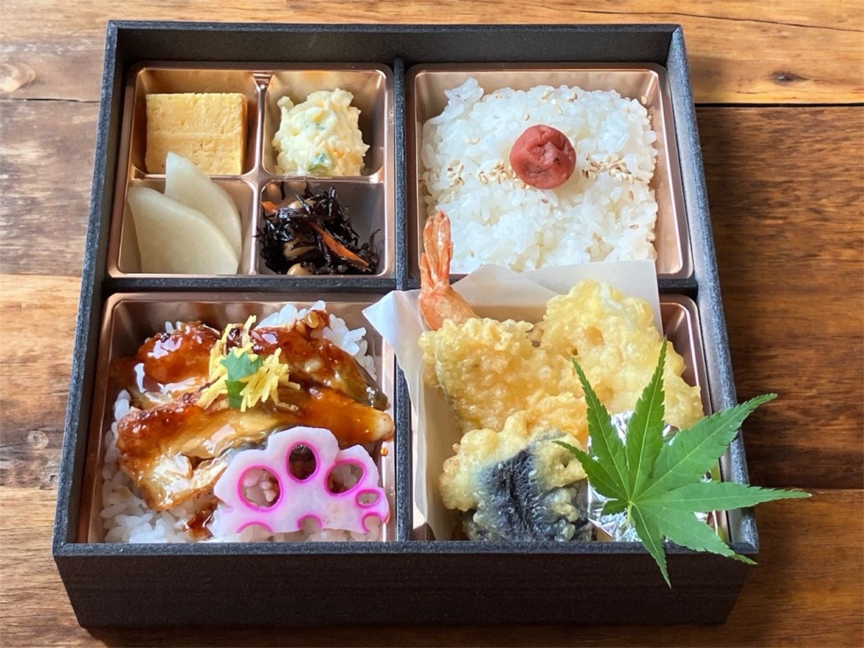 梅香の鰻天ぷら御膳