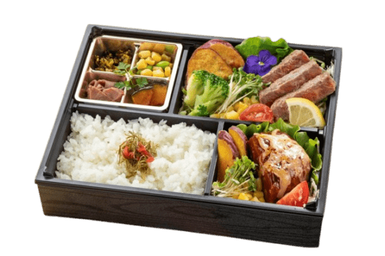 善～特製牛ステーキ小とチーズハンバーグ～