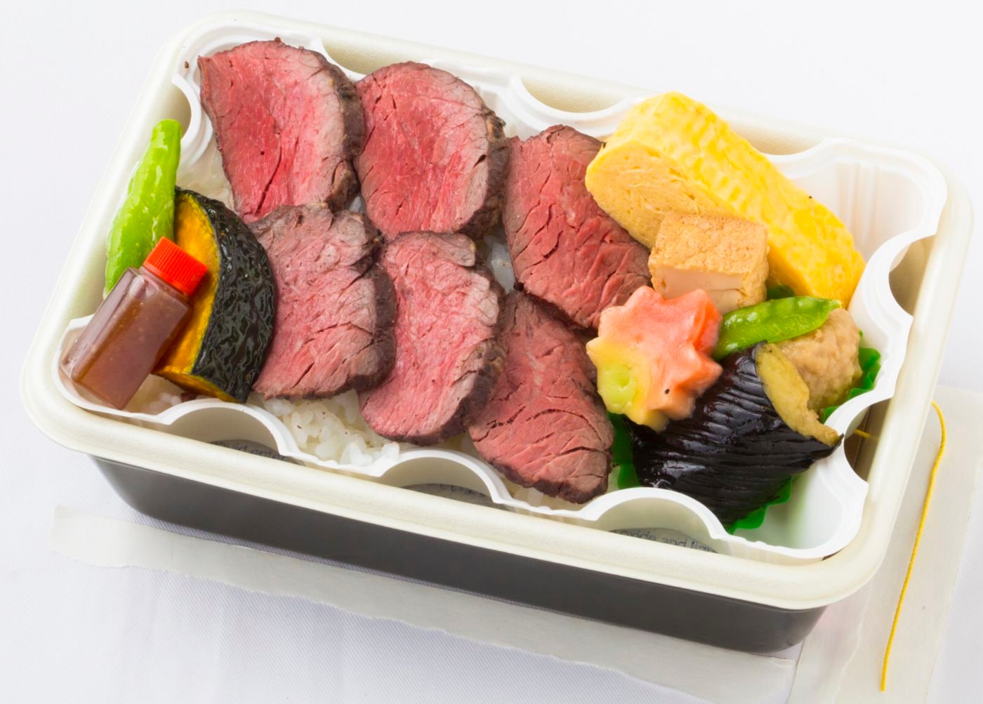 【蒸気で温か】ステーキ弁当