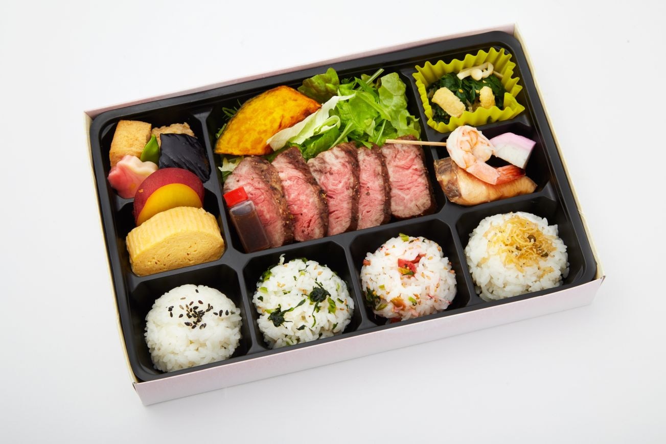 ステーキ一段弁当