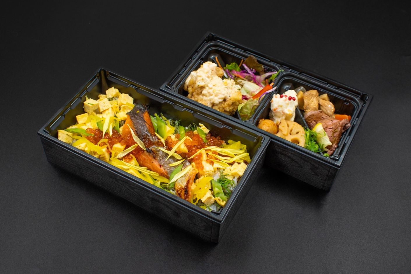 鮭といくらの親子重