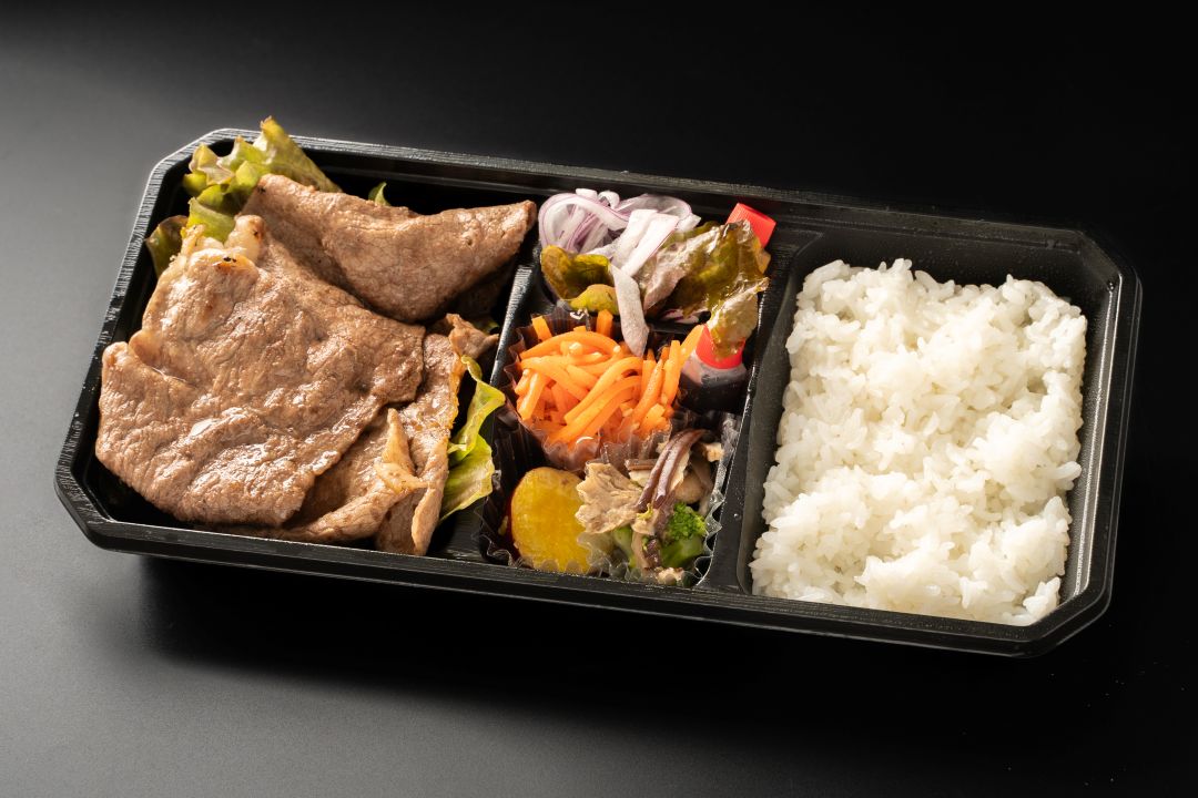 黒毛和牛薄切り赤身ロース弁当