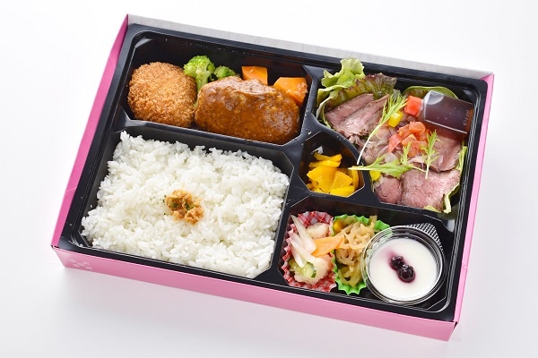 ローストビーフ&デミグラスハンバーグ弁当